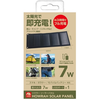 ハウラーソーラーパネル 7W JUNKADO