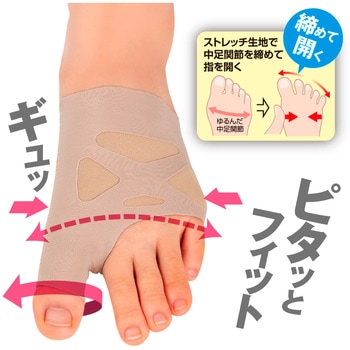 お医者さんの(R)外反母趾サポーター ピタ肌 アルファックス