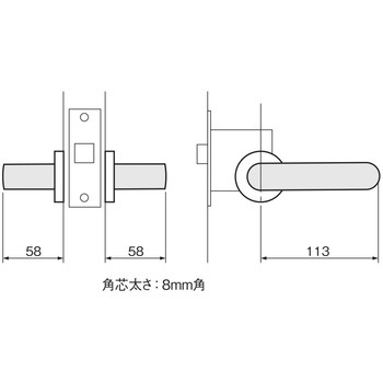 NOMOS L4レバーハンドル アトムリビンテック