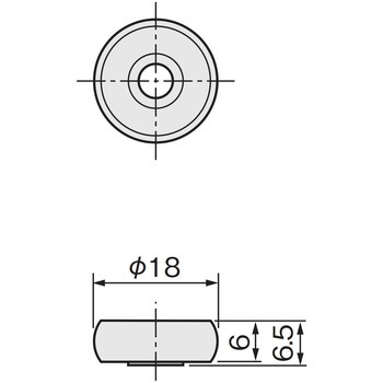 UHシステム金具 UH-横ローラー アトムリビンテック