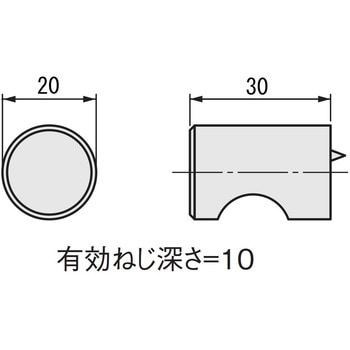 ステンレスCツマミ 1個 アトムリビンテック 【通販サイトMonotaRO】