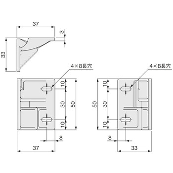 折戸用下部振止 片折用 アトムリビンテック