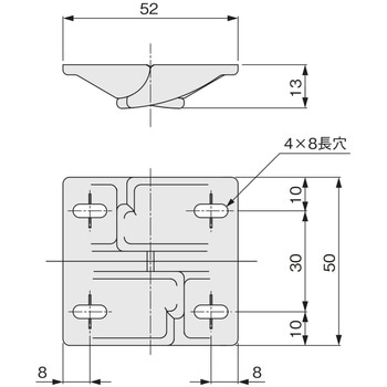 折戸用下部振止 両折用 - アトムリビンテック