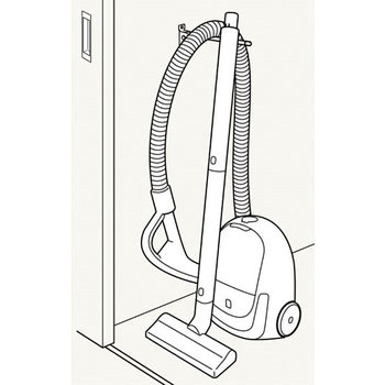 掃除機ホース掛け アトムリビンテック