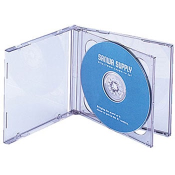 CD・DVDケース(2枚収納) サンワサプライ CD/DVDプラケース 【通販
