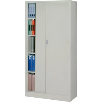 一般書庫 D400 ニューグレー色 3×6型引違書庫 ノーブランド
