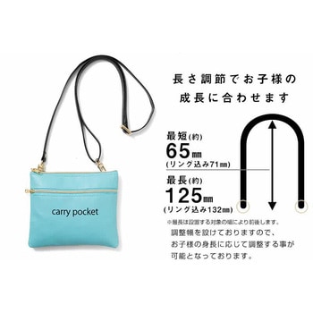 キャリーポケット 外ポケット付き 肩ベルトセット ロジック