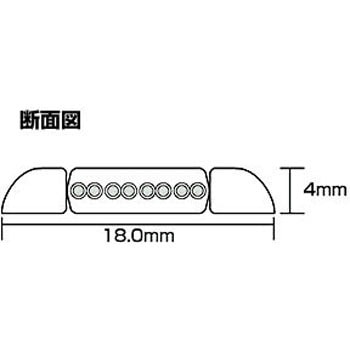 KB-CP5-03 アンダーカーペットLANケーブル 1個 サンワサプライ 【通販