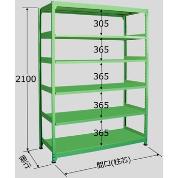 ラークラック150kg (グリーン) 単体タイプ サカエ