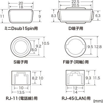 AVジャックキャップ サンワサプライ