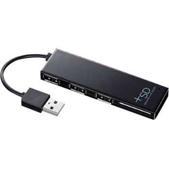 SDカードリーダー付きUSB2.0ハブ