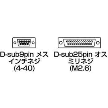 RS-232Cケーブル サンワサプライ D-sub変換アダプタ 【通販 RS-232Cケーブル サンワサプライ D-sub変換アダプタ 【通販
