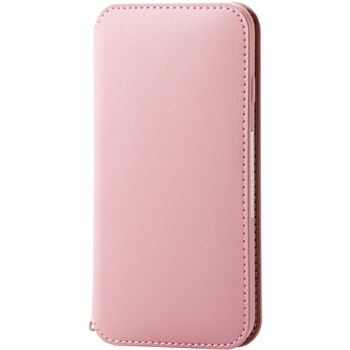 iPhone SE 第3世代/SE 第2世代/8/7 用 ケース カバー レザー 手帳 マグネット フラップ ストラップリング付 エレコム