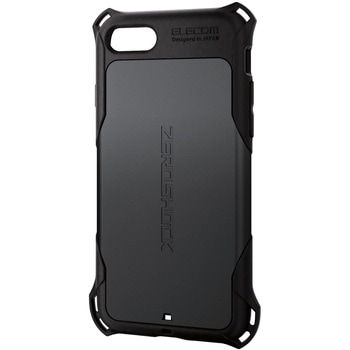 iPhone SE 第3世代/SE 第2世代/8/7 用 ケース カバー ハイブリッド ZEROSHOCK 衝撃吸収フィルム付属 エレコム