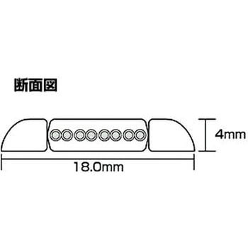 KB-CP5-10 アンダーカーペットLANケーブル 1個 サンワサプライ 【通販