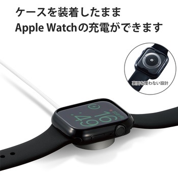 アップルウォッチ 保護ケース バンパー Series 6、5、4、SE [ 44mm ] 側面保護 ソフト TPU 耐衝撃 エレコム