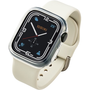 アップルウォッチ 保護ケース バンパー Series 7 [ 41mm ] 側面保護 ソフト TPU 耐衝撃 傷防止 エレコム