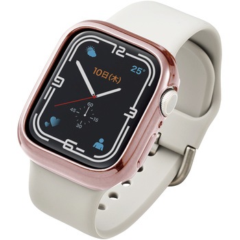 アップルウォッチ 保護ケース バンパー Series 7 [ 41mm ] 側面保護 ソフト TPU 耐衝撃 傷防止 エレコム