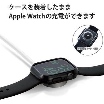 アップルウォッチ 保護ケース バンパー Series 6、5、4、SE [ 44mm ] 側面保護 ハード ポリカーボネート エレコム