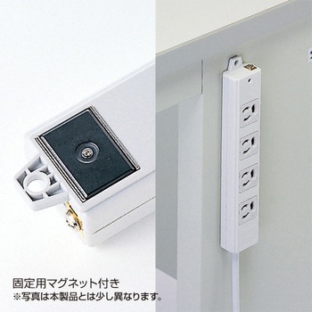 3P、3m、タップ赤色 サンワサプライ