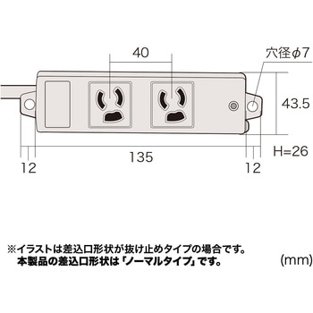 工事物件雷ガードタップ サンワサプライ 3P電源タップ 【通販モノタロウ】