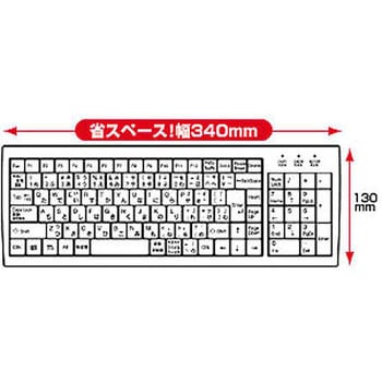 スリムキーボード サンワサプライ