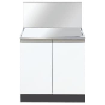 Comfy series(コンフィシリーズ) コンロ台 CO 据置型 加熱機器専用 薄型タイプ バックガード付 イースタン工業