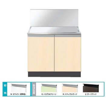 Comfy series(コンフィシリーズ) コンロ台 CO 据置型 加熱機器専用 標準タイプ バックガード付 イースタン工業