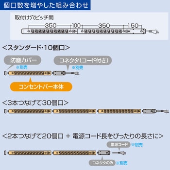 サーバーラック用15Aコンセントバー サンワサプライ