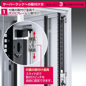 19インチサーバーラック用コンセント サンワサプライ 電源管理(PDU)本体 【通販モノタロウ】