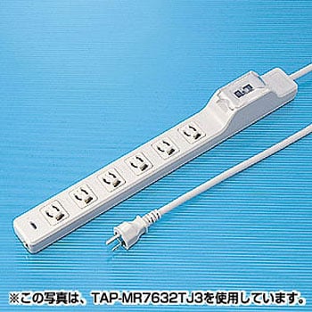 SANWA SUPPLY 漏電ブレーカータップ 3P 6個口 5m 電源コード （TAP