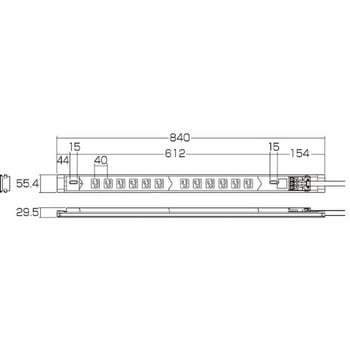 TAP-SV2012 19インチサーバーラック用コンセント 1個 サンワサプライ