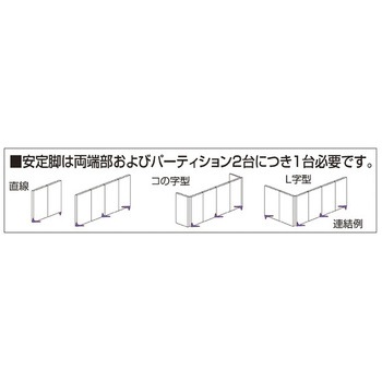 システムパーティション布張り(安定脚別売) ストア・エキスプレス