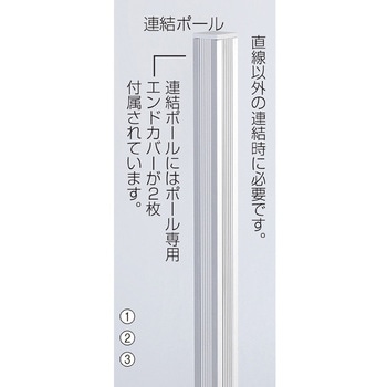アルミパーティション 布張り フック連結タイプオプション ストア・エキスプレス