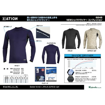 Newシェイドドライナーコンプレッション 8846 カジメイク
