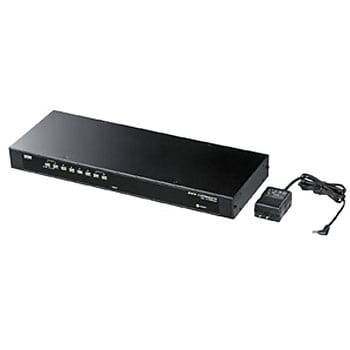 SW-KVM8UP PS/2・USB両対応パソコン自動切替器 サンワサプライ 接続