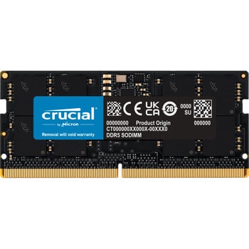 CT16G48C40S5 ノートPC用増設メモリ 16GB(16GBx1枚)DDR5 4800MT/s(PC5