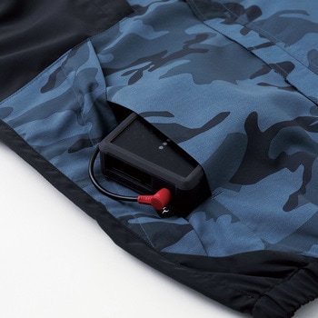 空調風神服  カモフラワークベスト (旧KU92242) サンエス