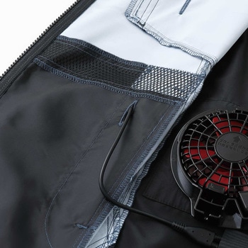 空調風神服  カモフラワークベスト (旧KU92242) サンエス