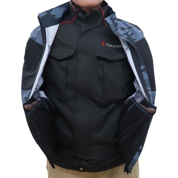 空調風神服  カモフラワークベスト (旧KU92242) サンエス