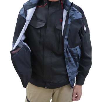 空調風神服  カモフラワークベスト (旧KU92242) サンエス