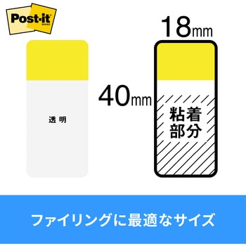 ポストイット フィルムふせん ジョーブ 超丈夫なインデックス 3M スリーエム 3M(スリーエム)