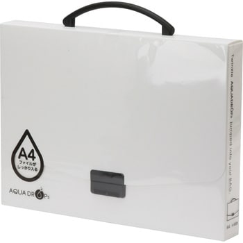 リヒトラブ AQUA DROPsBLACK STYLE ドキュメントボックス A4 13ポケット A-5093 1セット(5冊)