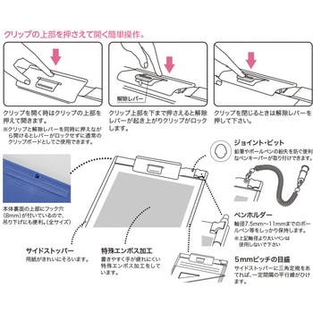 A-978U クリップボード 1枚 リヒトラブ 【通販サイトMonotaRO】