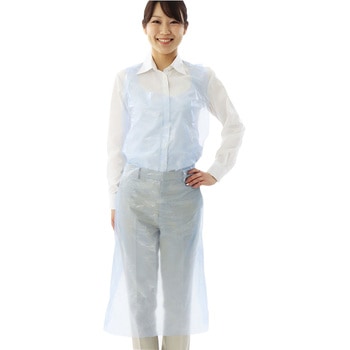 使い捨てポリエチエプロン 袖なし ACE GLOVE(エースグローブ)