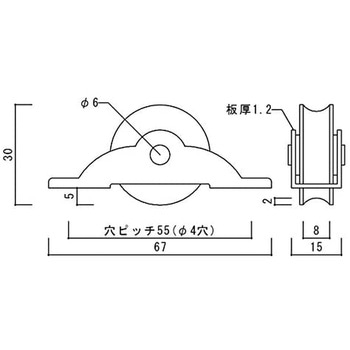 コロナ 防音戸車 ツチノ