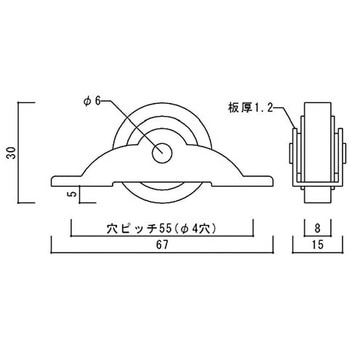 コロナ 防音戸車 ツチノ