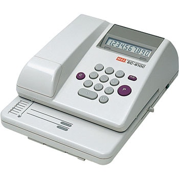 販売店舗 電子チェックライター マックス EC-710 最大桁数12桁