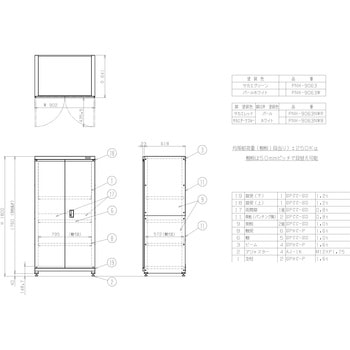 PNH-9063W 保管システム 1台 サカエ 【通販サイトMonotaRO】