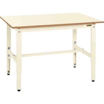 軽量高さ調整作業台(TKK6/耐荷重200kg/ポリエステル天板/H600～800) サカエ
